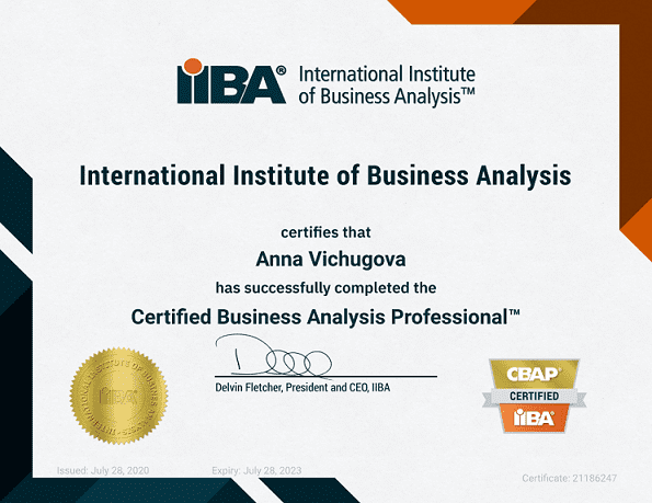  курсы по BABOK, сертификат CBAP ECBA CCBA, экзамены IIBA, обучение бизнес-аналитиков